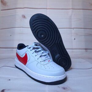 Nike Air Force 1 LV8 Pure Platinum/Red University (FQ4118 001) GS